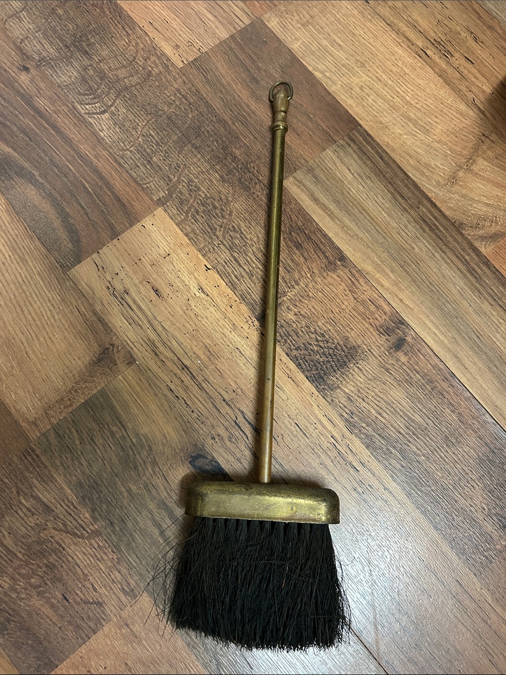 Vintage Brass - Fireplace Broom